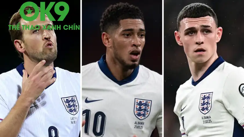 Không dễ để Kane - Bellingham - Foden cùng đá trên sân - Ảnh: BBC