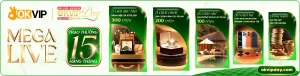 OKVIP DAY MEGA LIVE 15 HÀNG THÁNG - CHẠM ĐỈNH XA HOA!